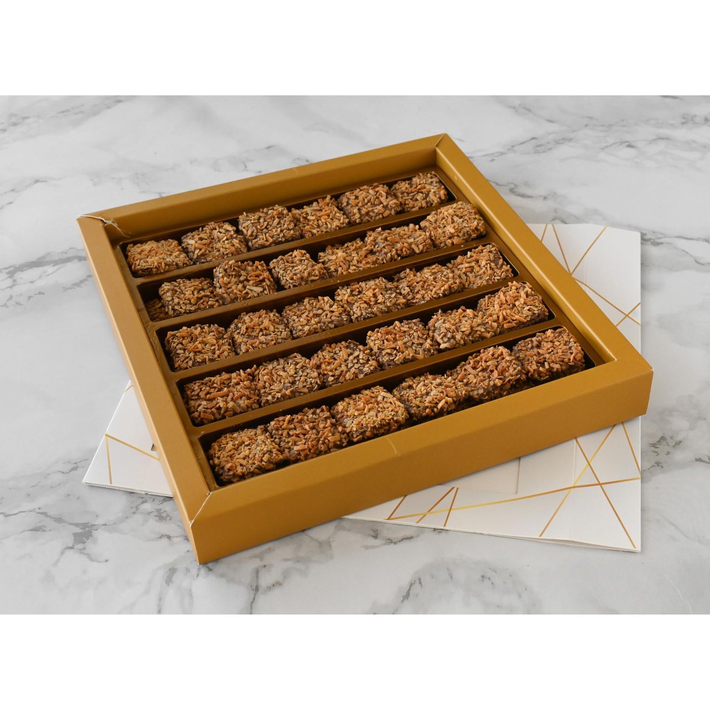 Square Coconut Chocolate Box
