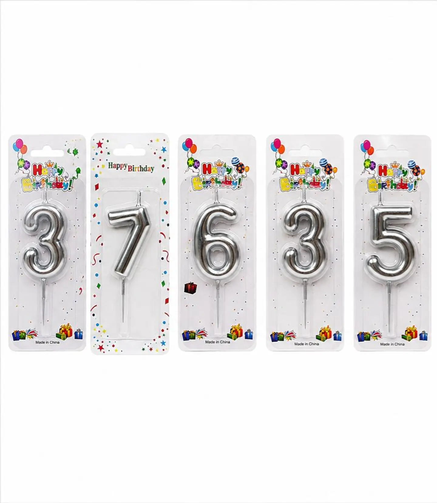 Birthday Number Candles