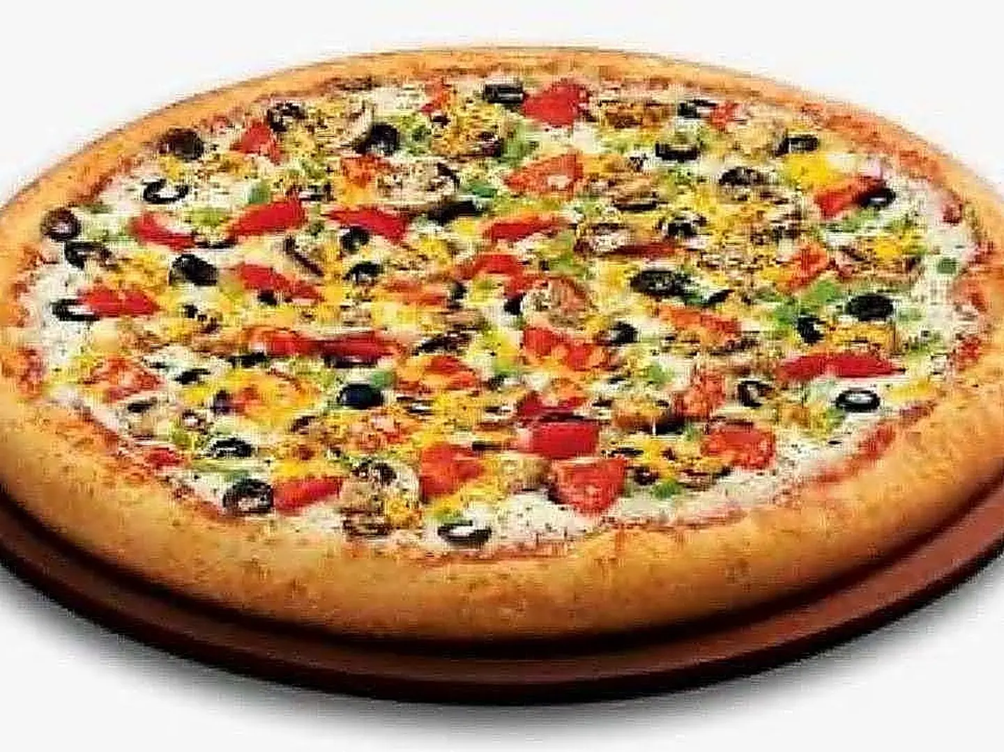Pizza With Mixed Sauce