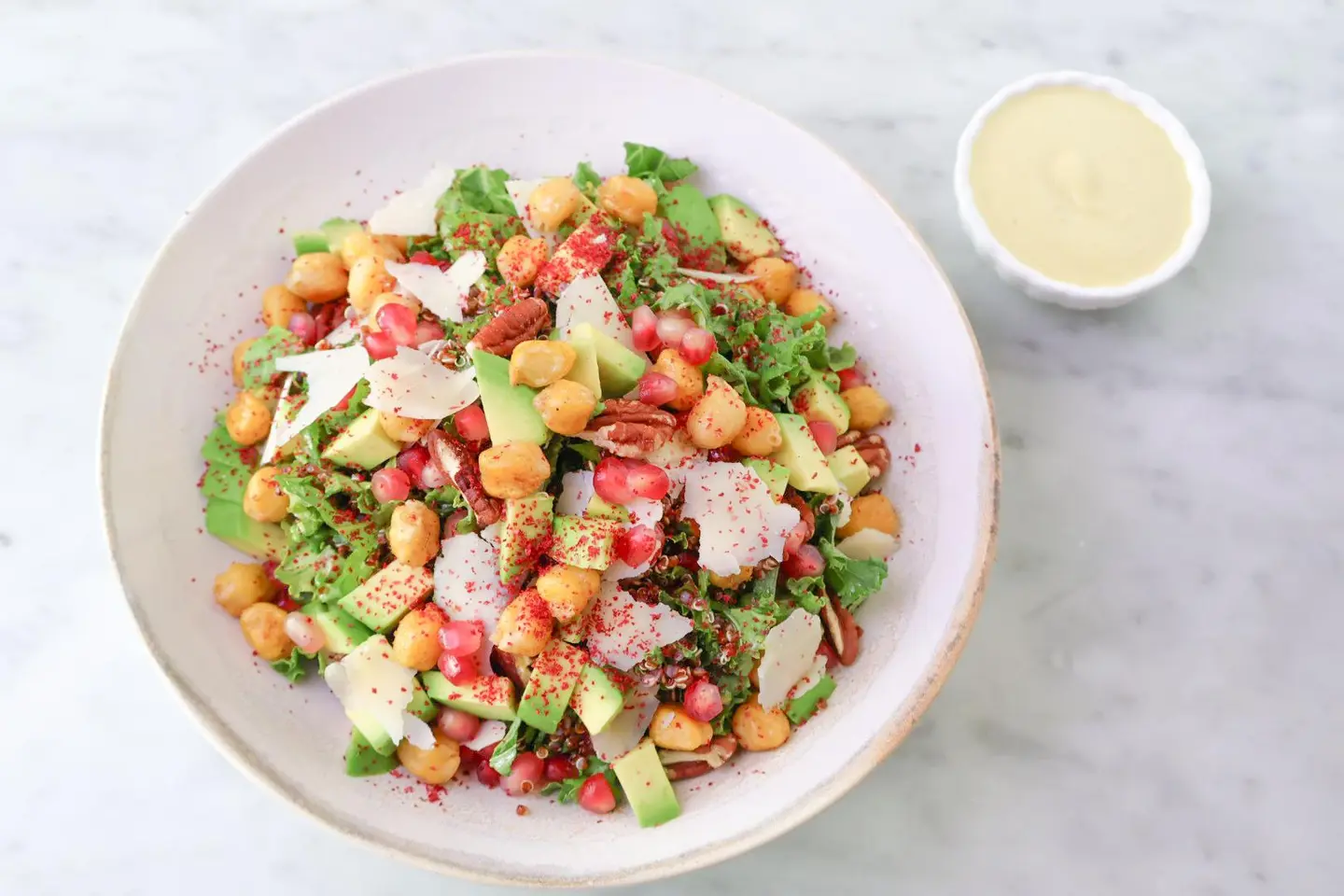 Kale With Chickpeas Avocado