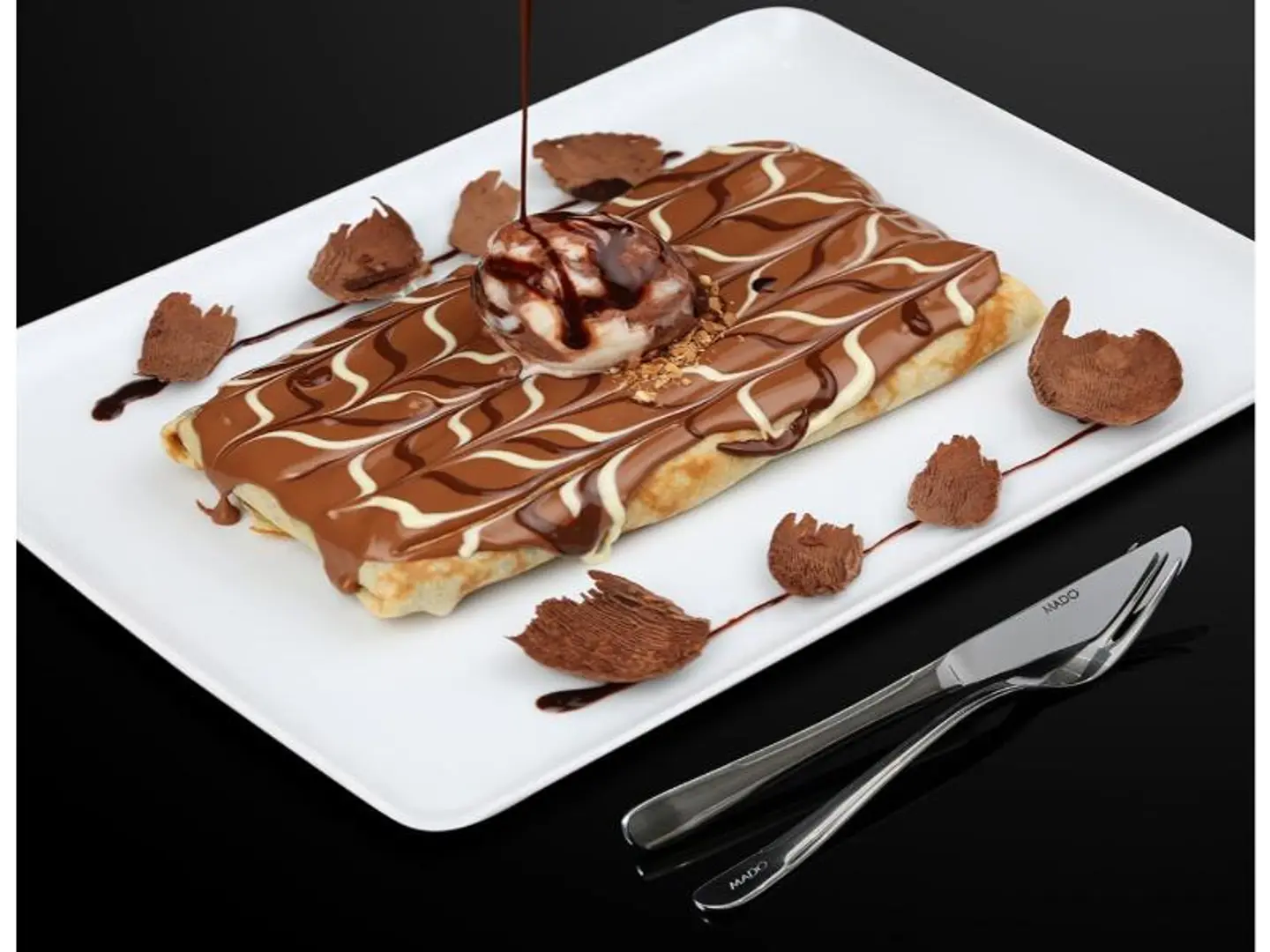 Chocolate Brownie Crepe