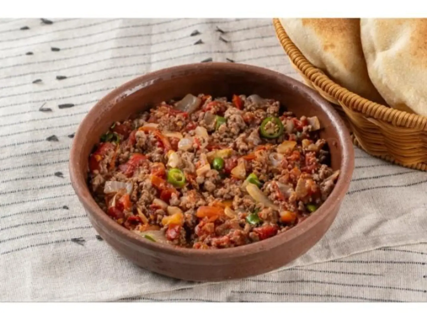 صحن لحم مفروم