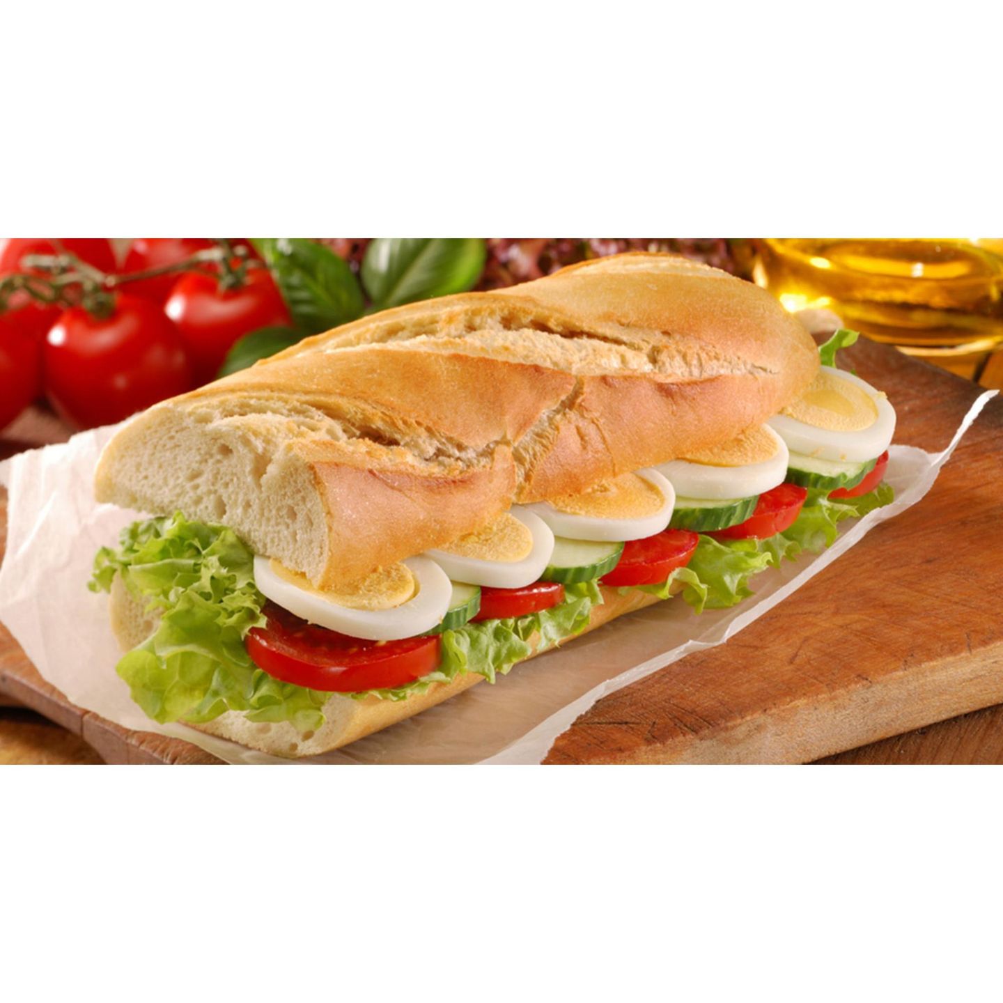 Boiled Eggs Sandwich