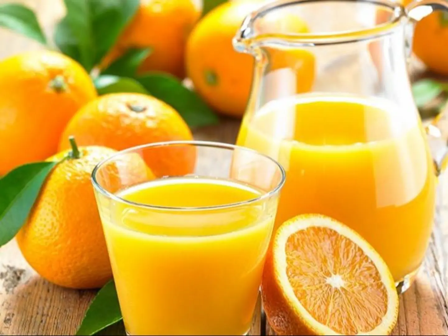 عصير برتقال كبس
