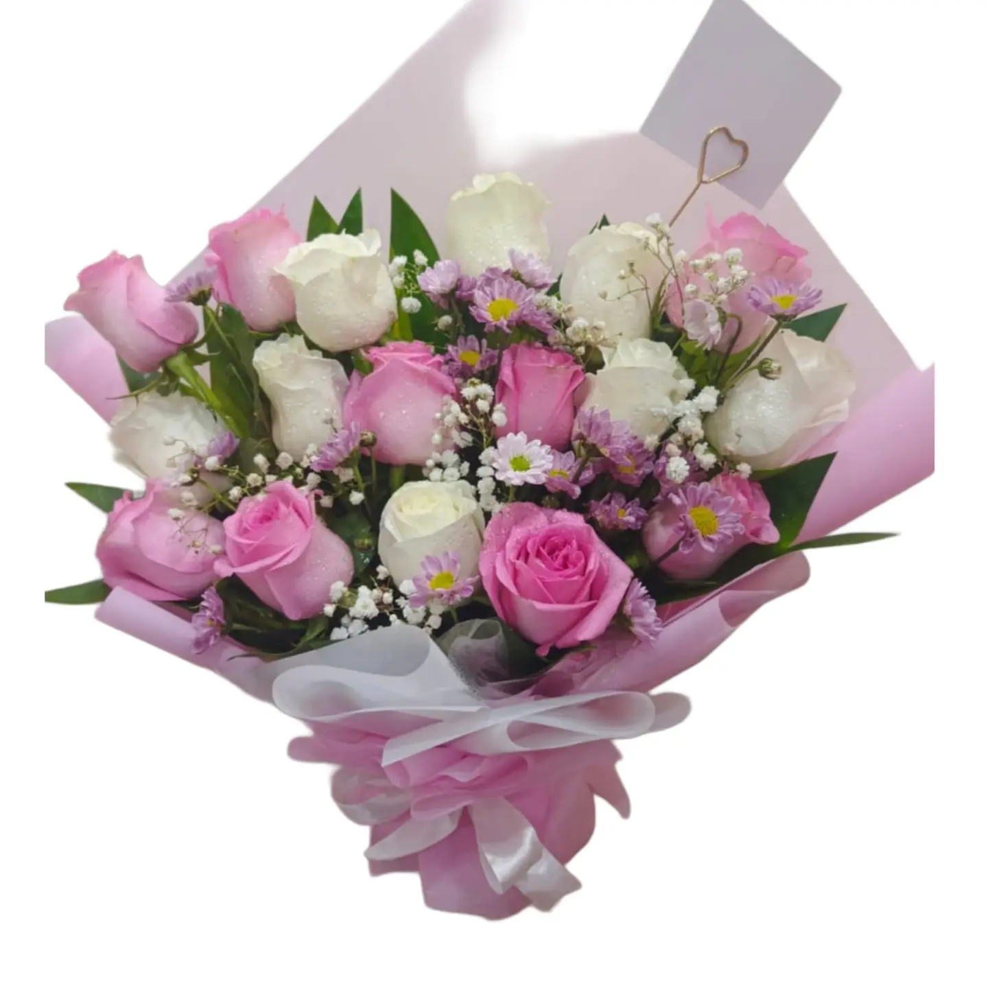 باقة ورد انيقة وردي