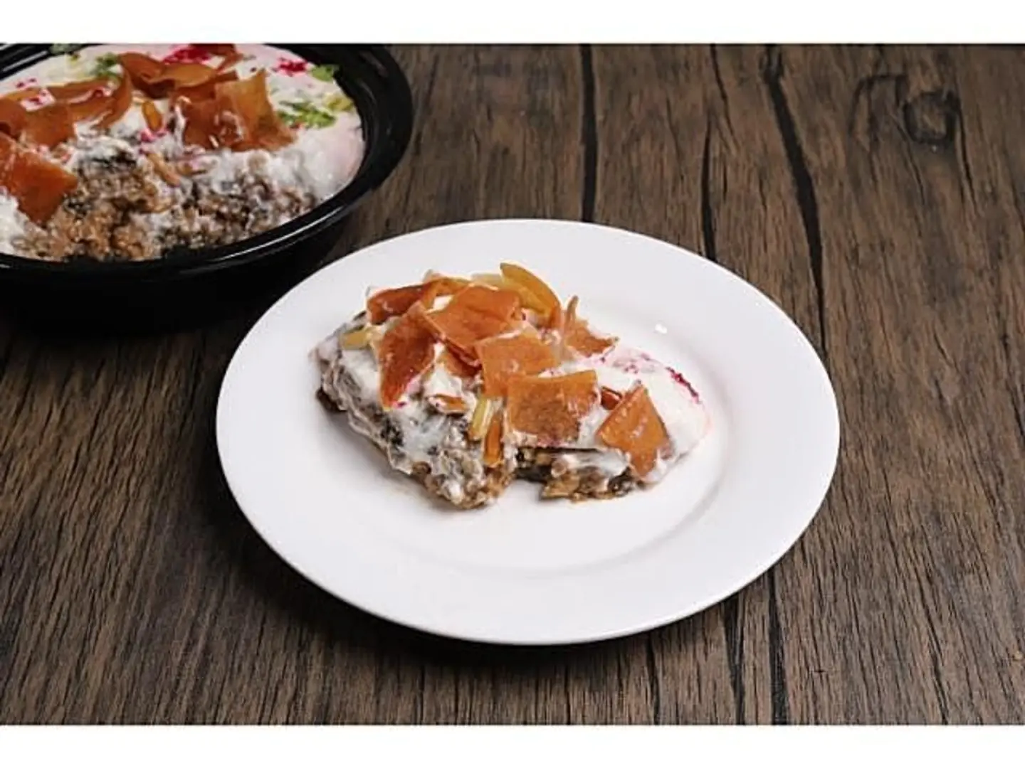 Grape Leaves Fatteh