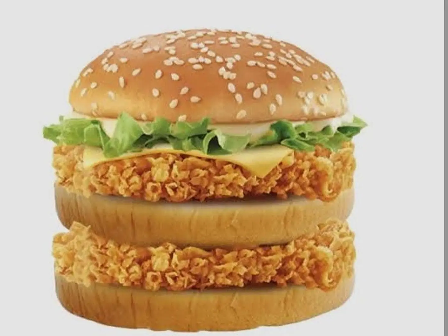 برجر زنجر ميتي-بدون بطاطس مقلية