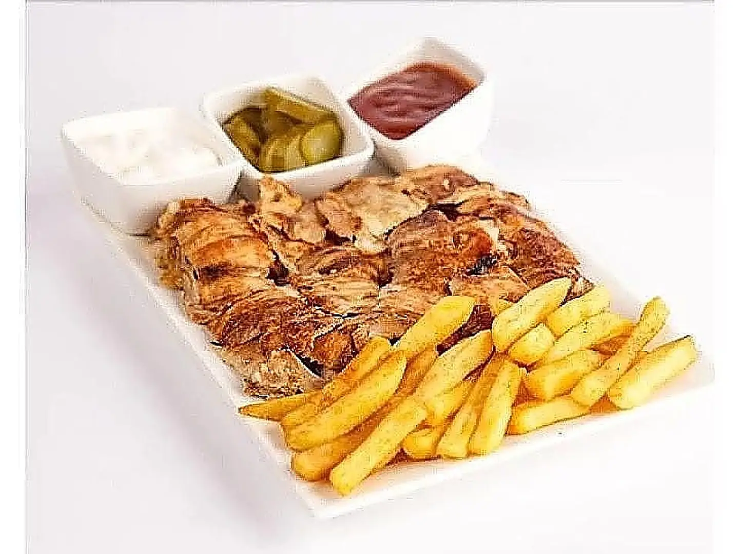 صحن شاورما عادي صغير