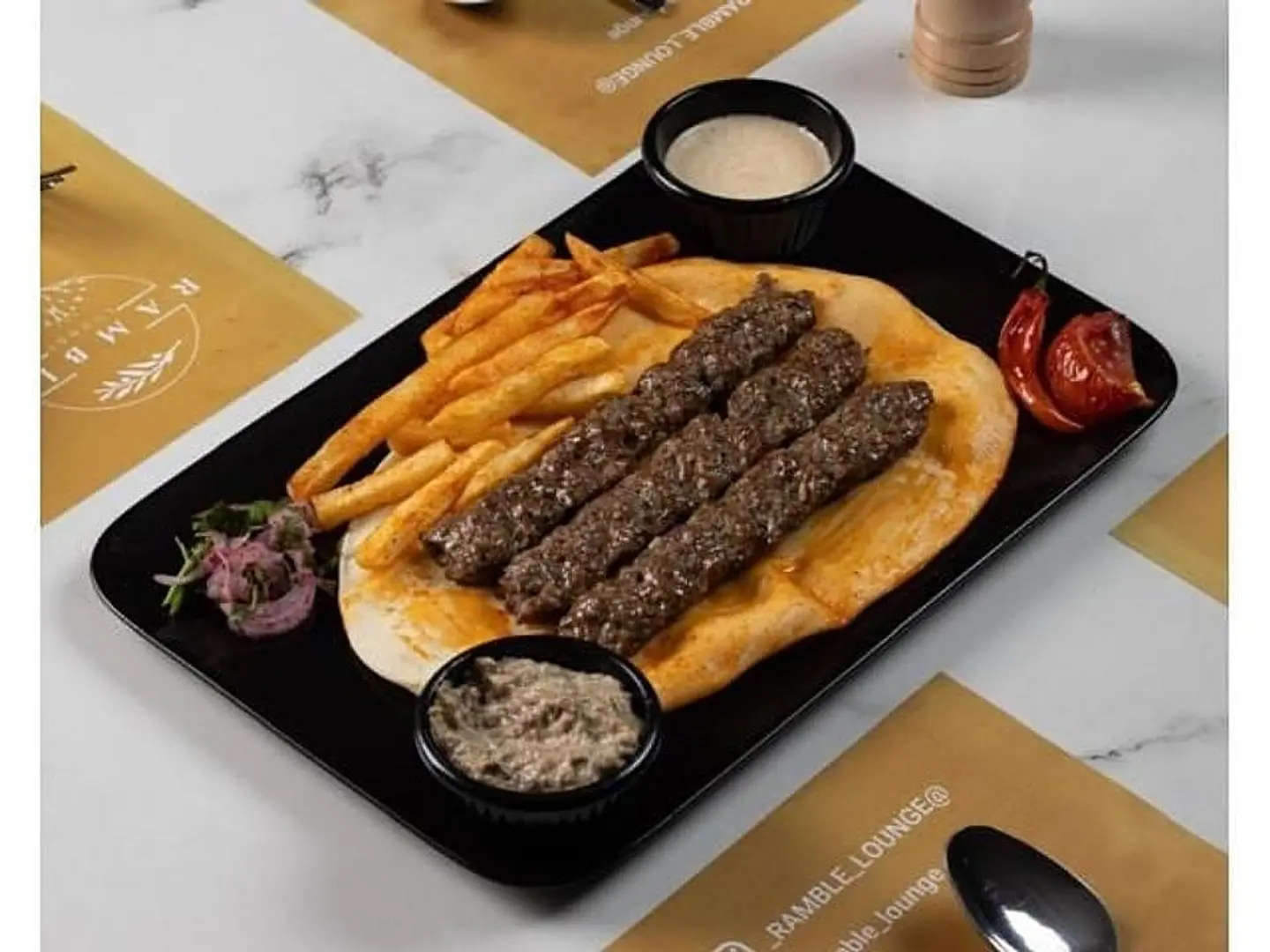 كباب لحم رامبل