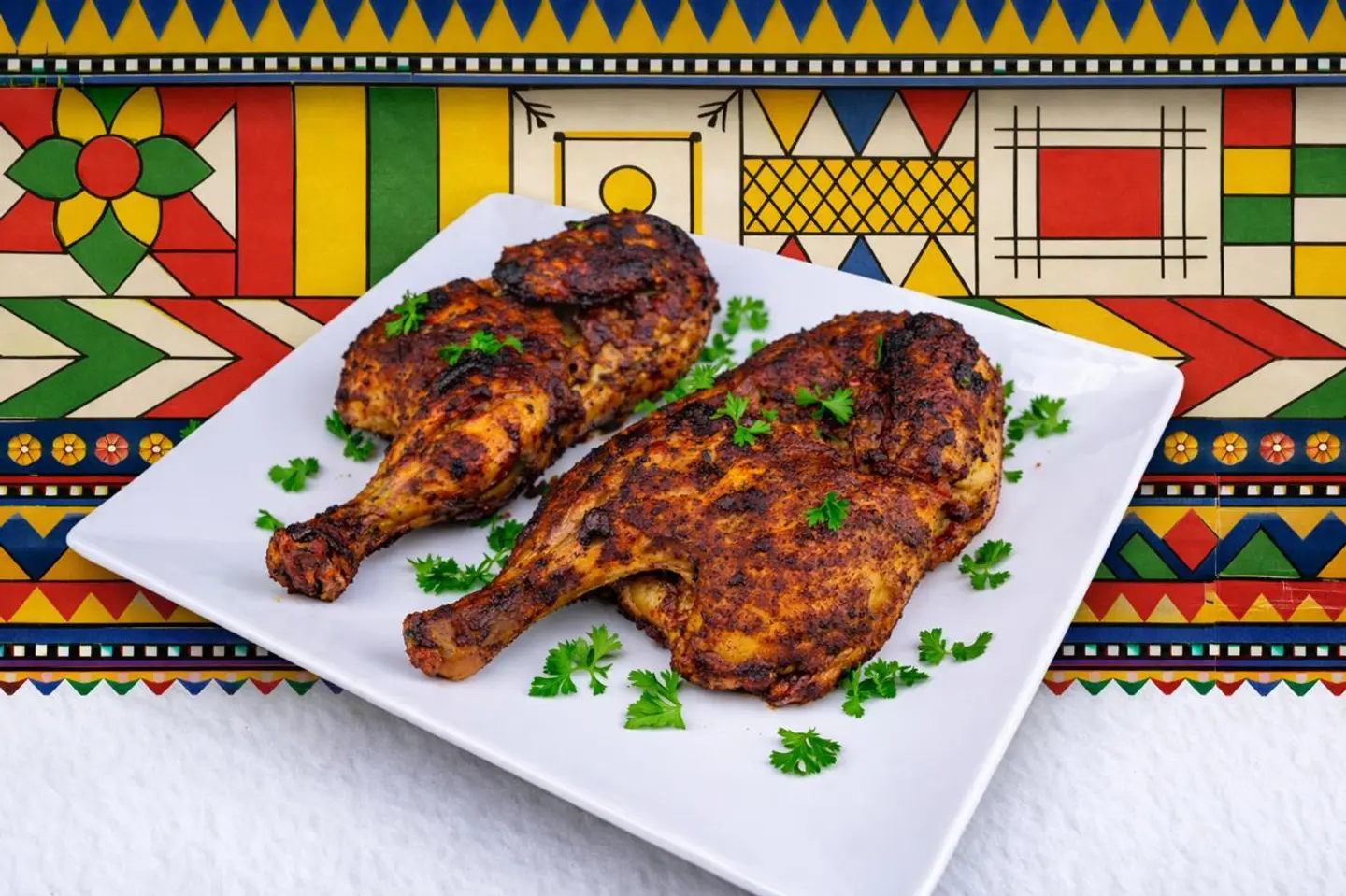 دجاج فرن بدون ارز