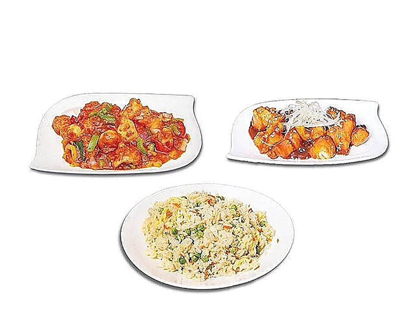 Chinese Rice, Shrimp Chili & Fish Kendo ( Meal No. 4)
