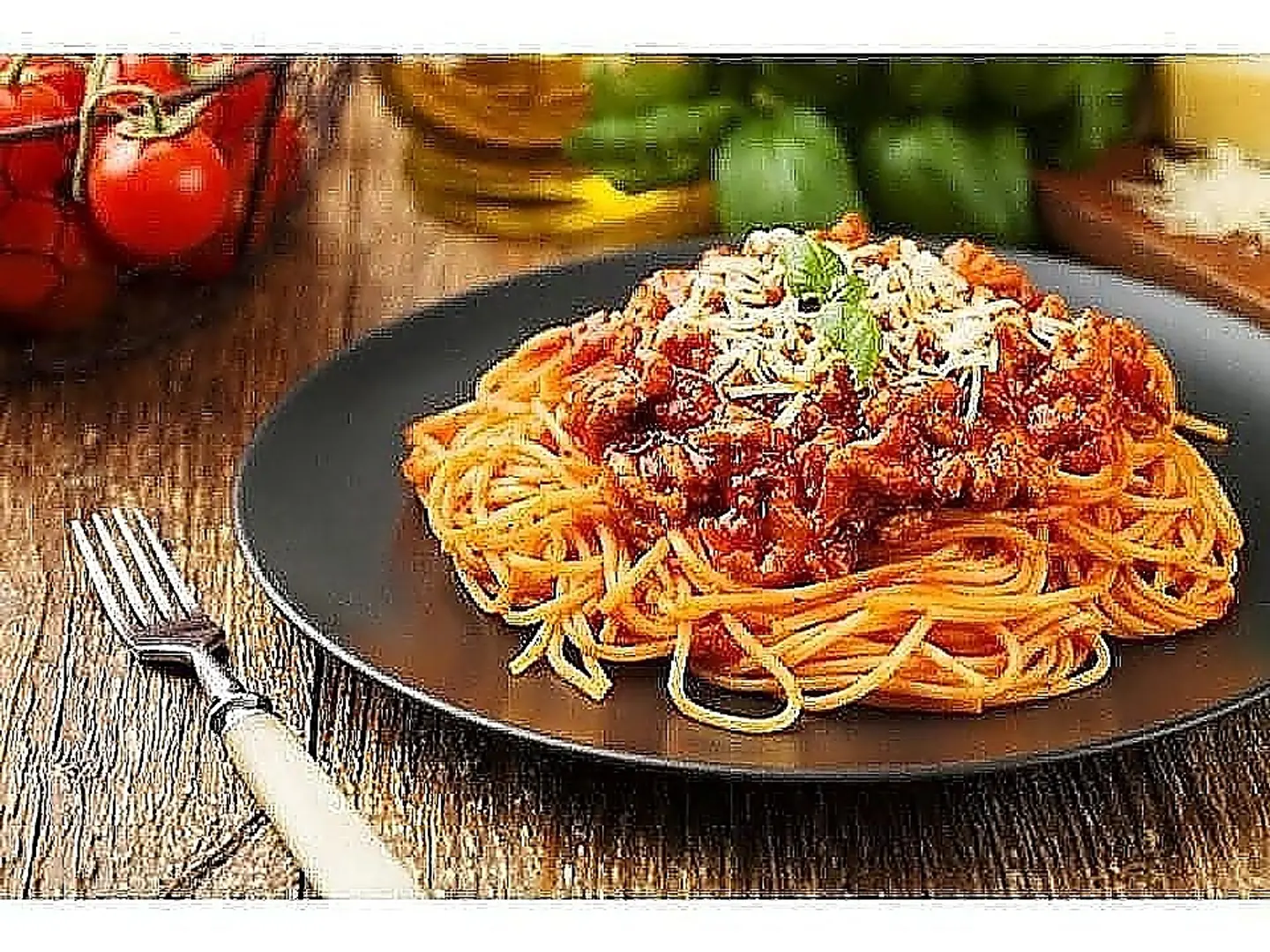 Spaghetti With Bolognese Meat