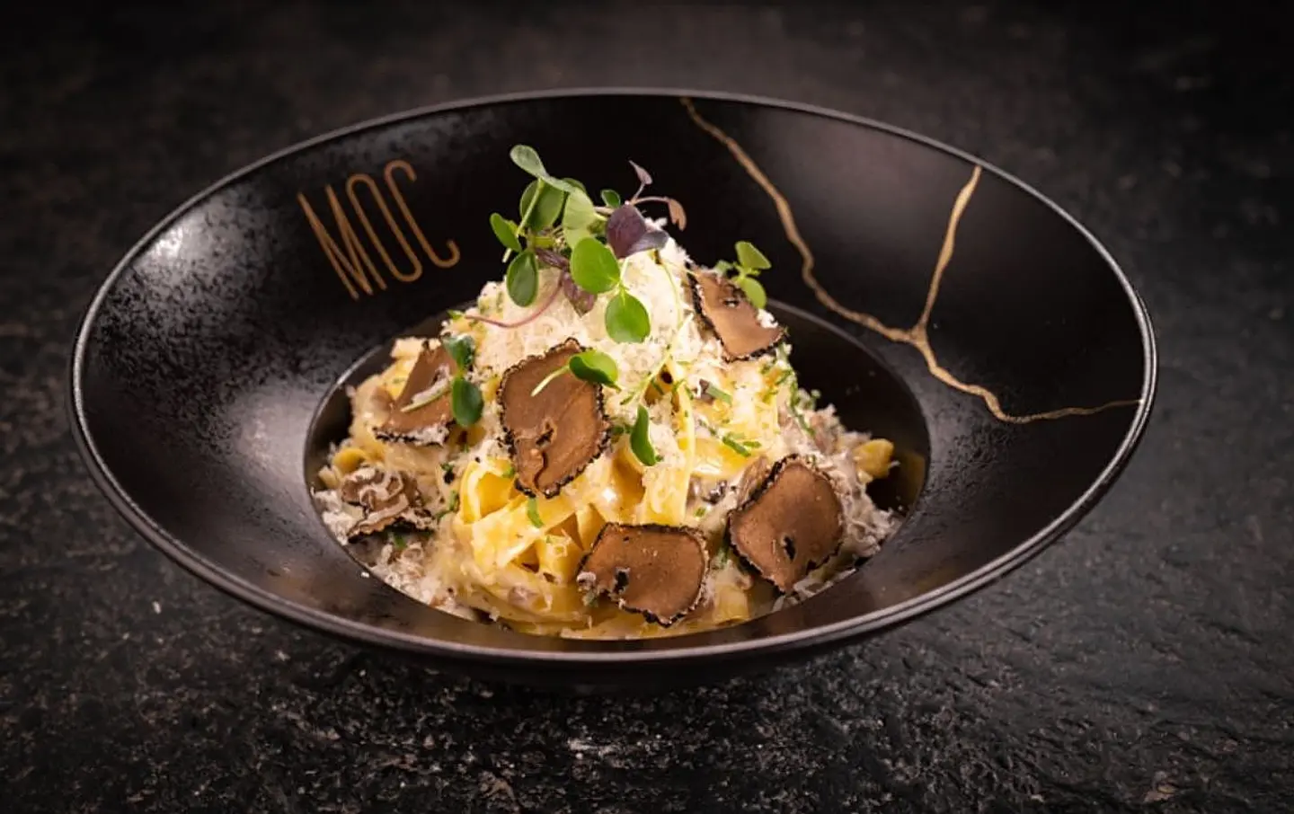 Tagliatelle With Mushroom And Truffle Cream