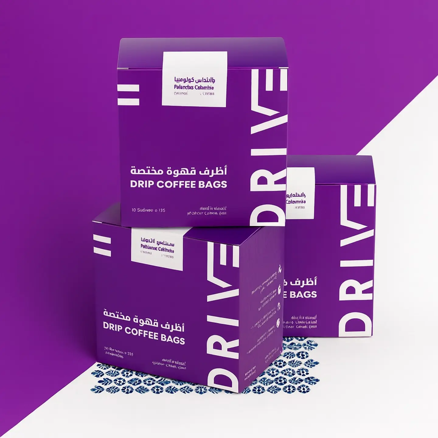 ٣ بوكسات أظرف قهوة مختصة (كولومبي وإثيوبي)