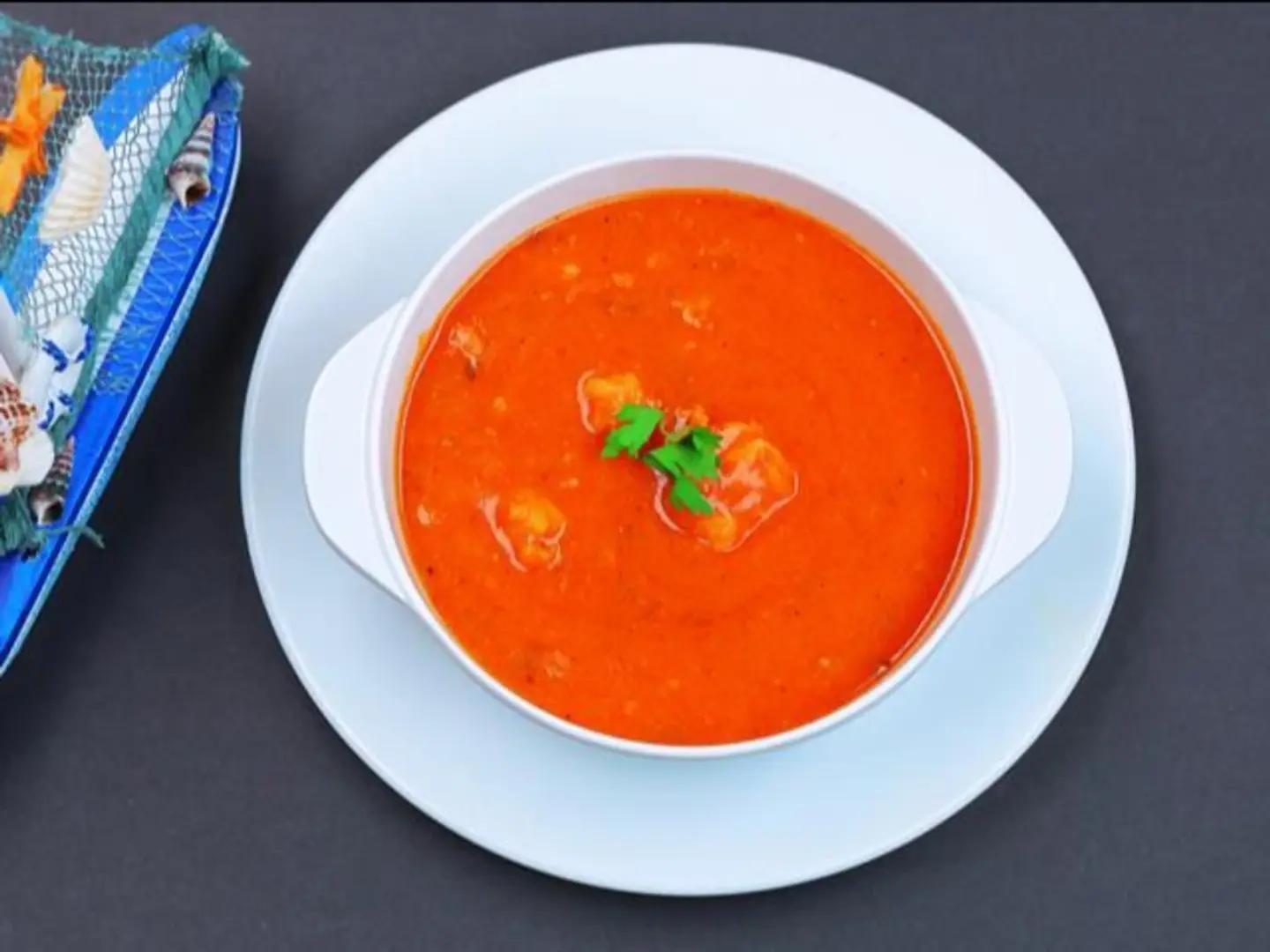 شوربة الجمبري (البيسك)