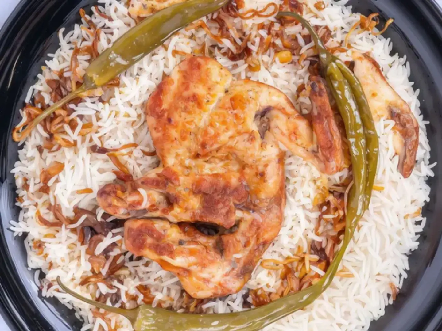 مظبي مع أرز بيشاور - نص حبة