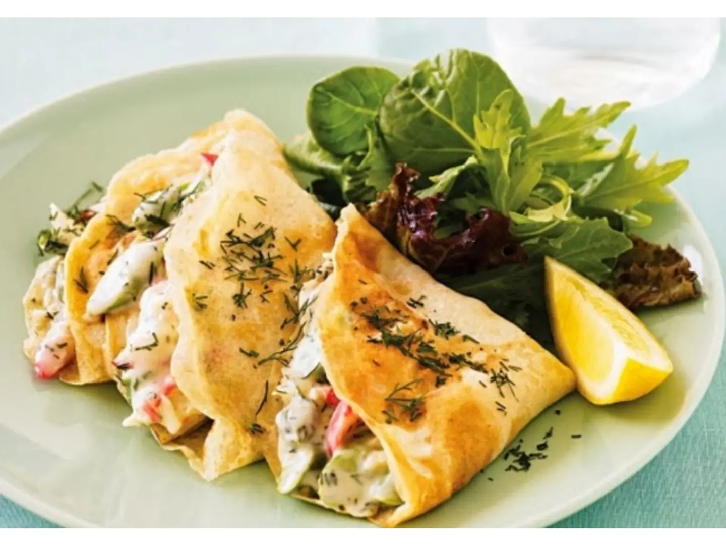 كريب قصة فطير(فواكه البحر)