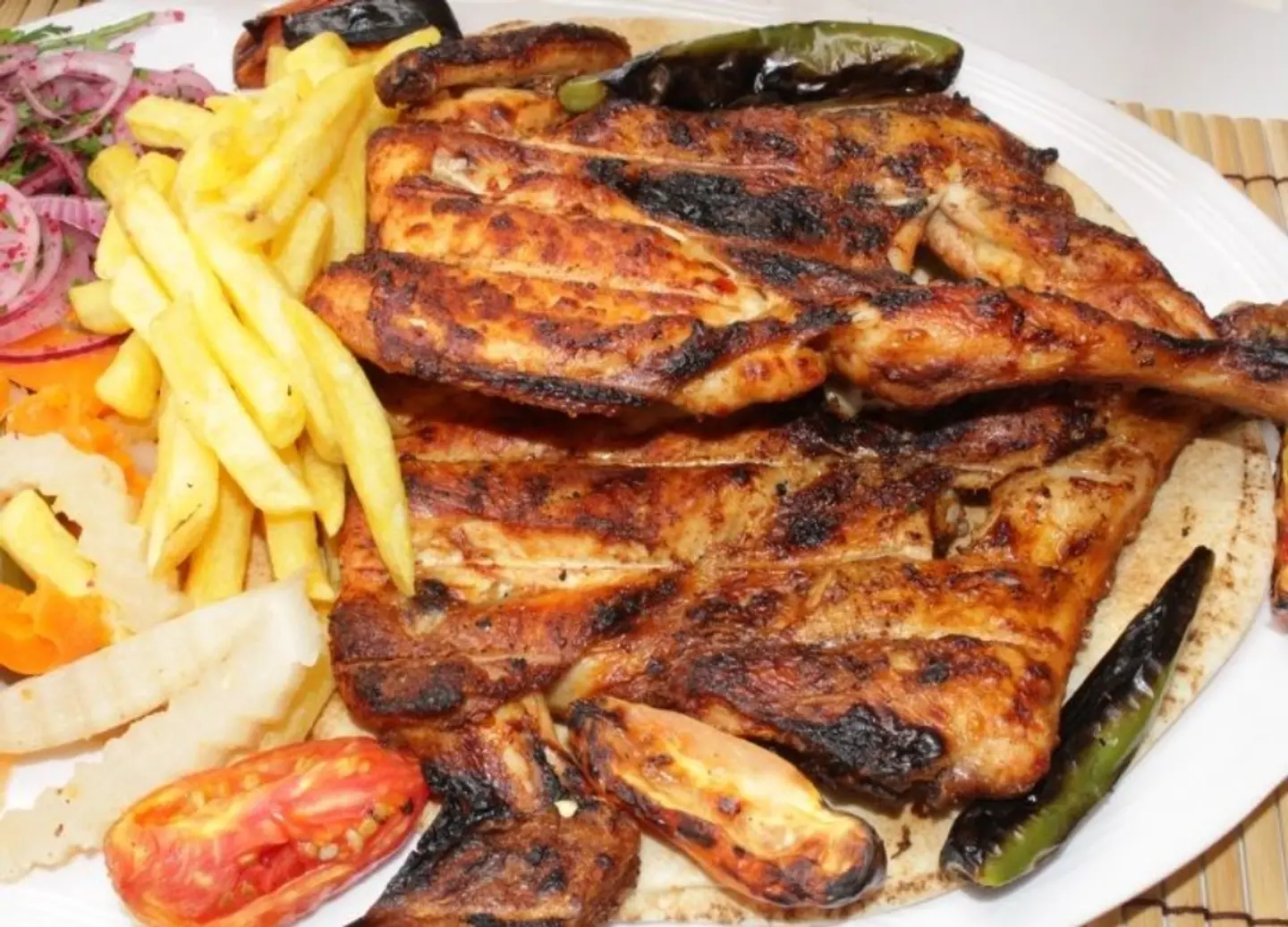 Whole Chicken On Charcoal