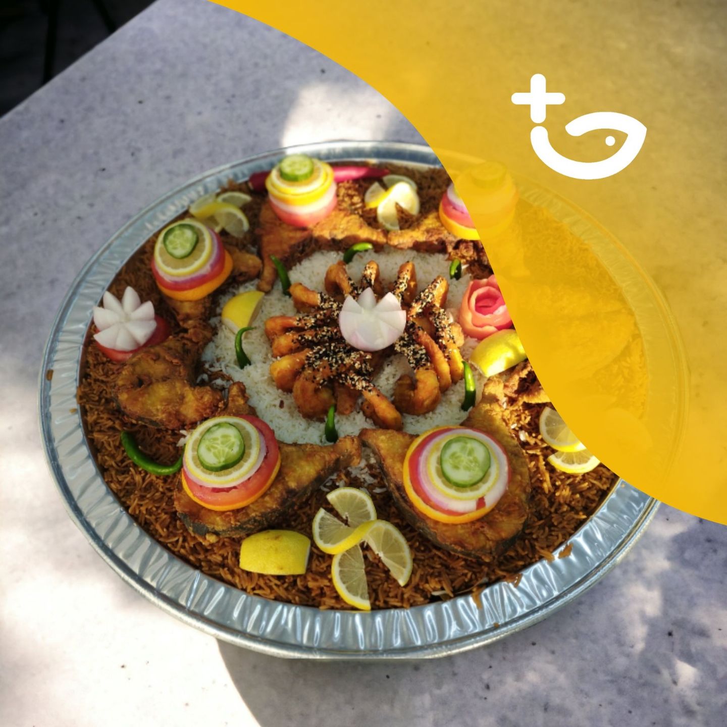 Fish And More Tray Makanedah Platter For Four People And More