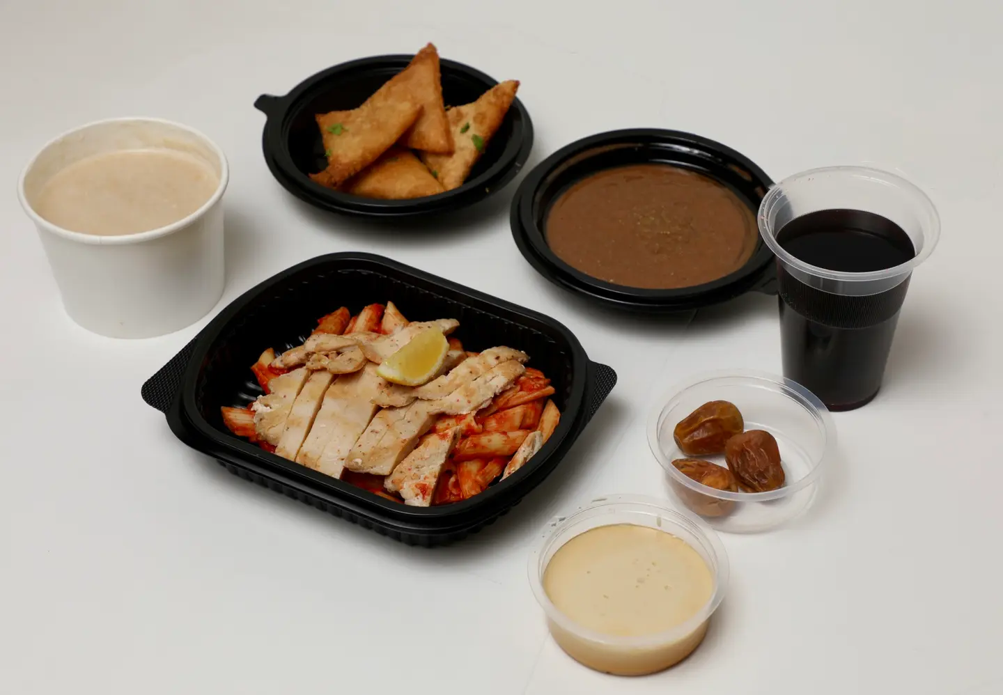 ريد باستا بالدجاج المشوي