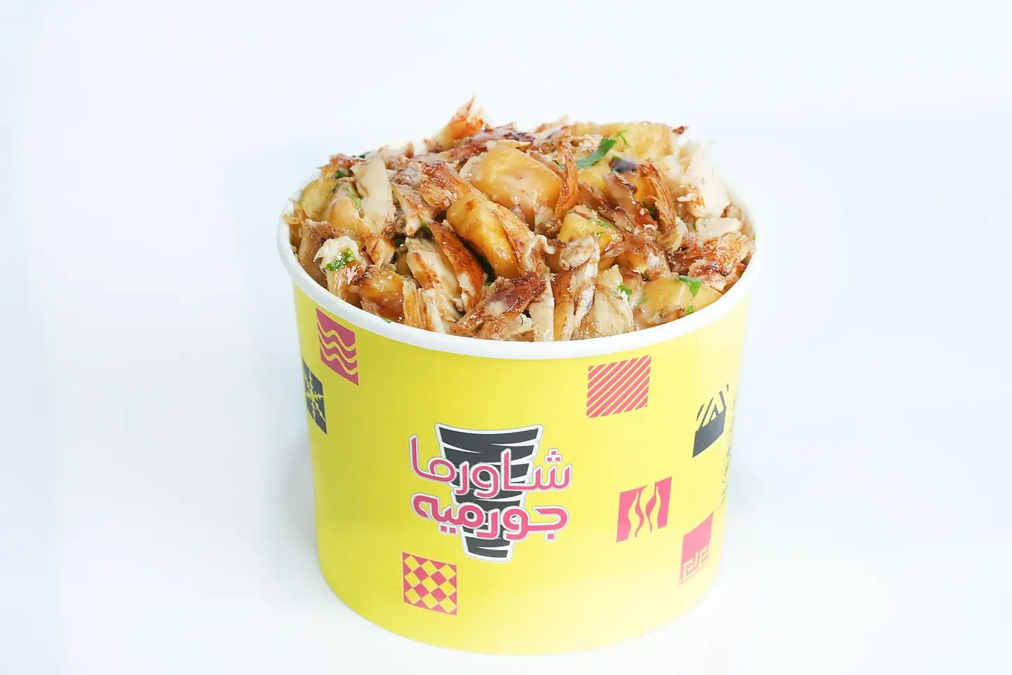 بطاطس مكعبات مع طحينة و دبس الرمان