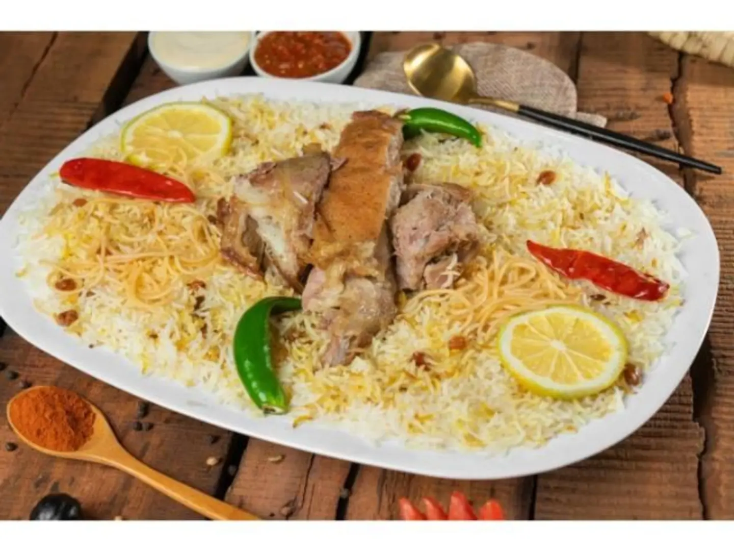 Quarter Tais With Beshawer Rice