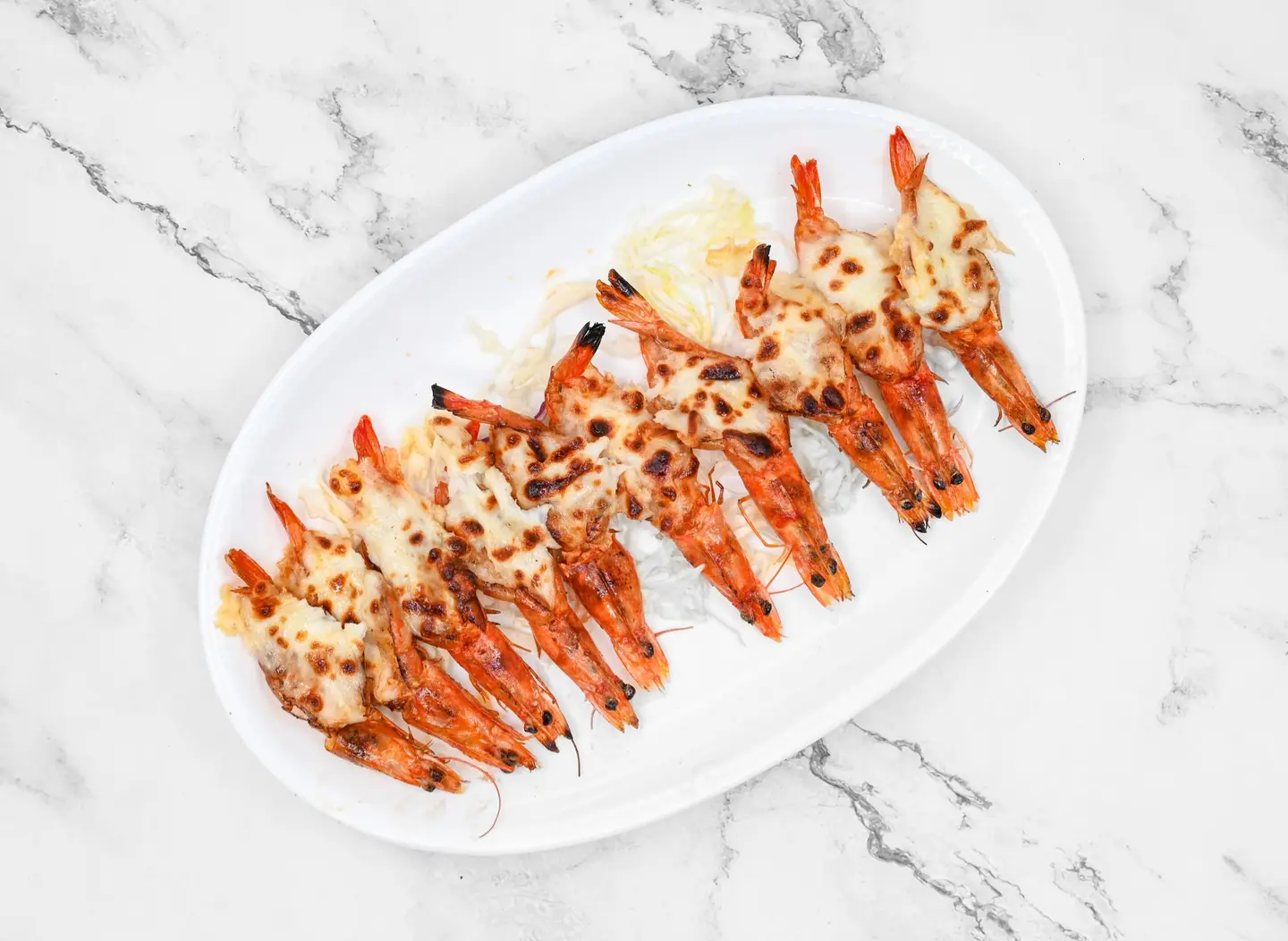 Oven Grilled Shrimp With Cheese
