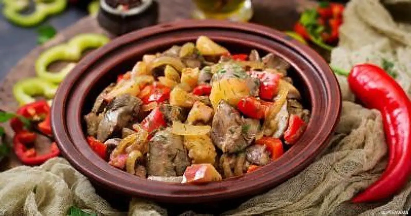 Liver With Cheese Plate