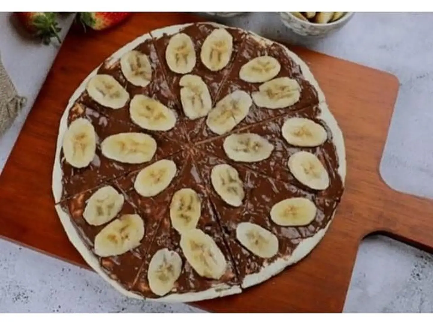 Nutella And Banana Manakeesh