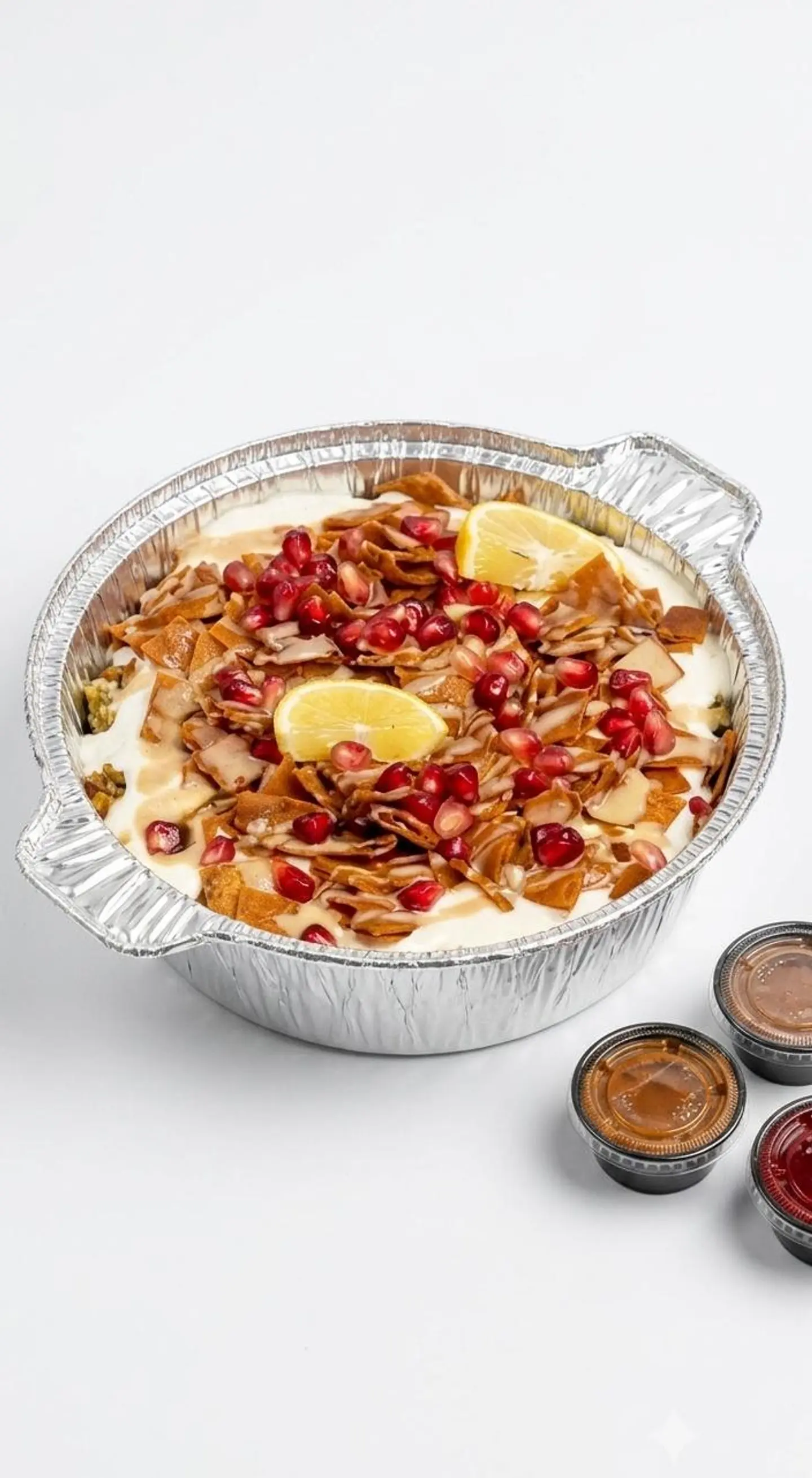 Family Size Stuffed Grape Leaves Fatteh