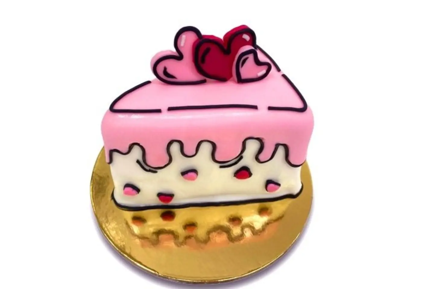 Cartoon Theme Tringle Cake 2