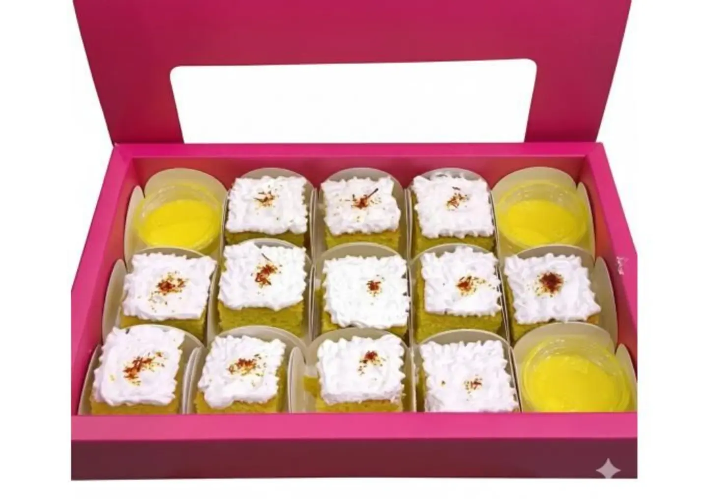 بوكس كيك الزعفران