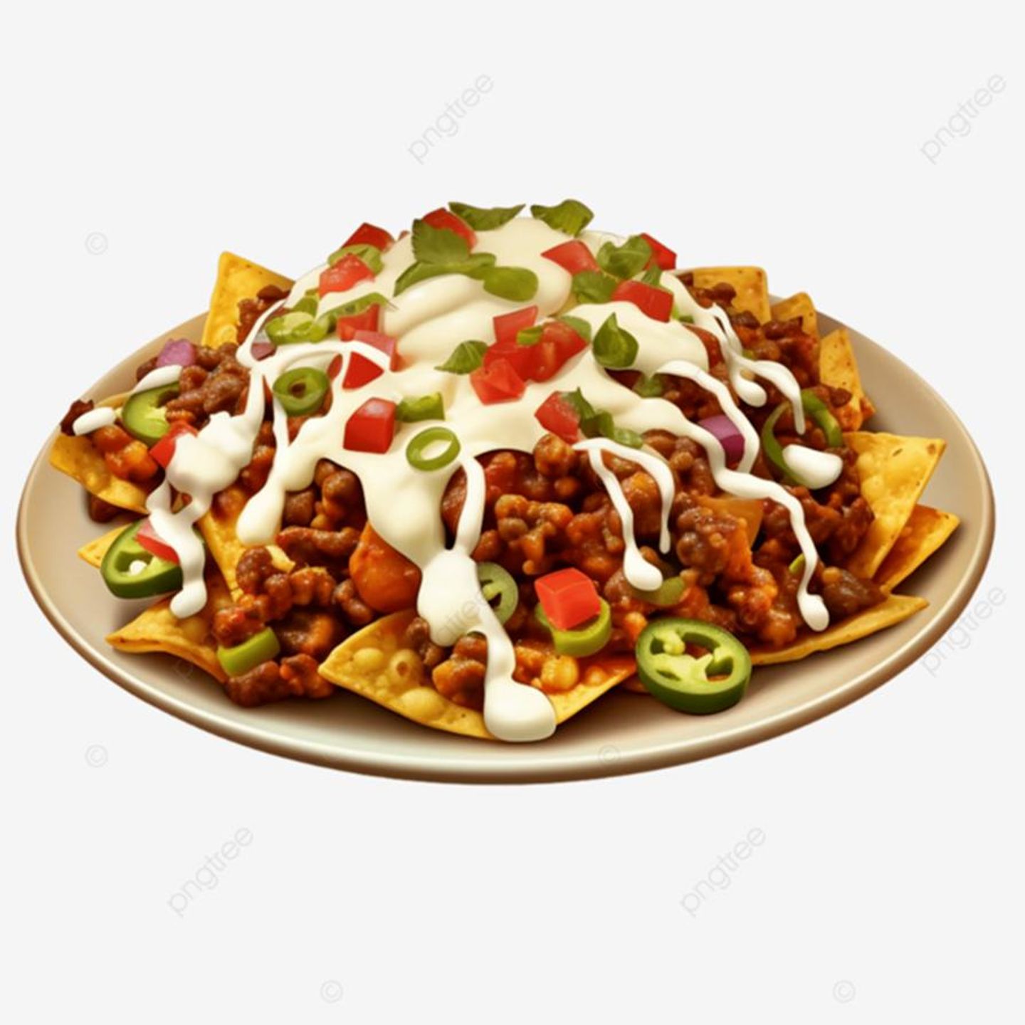 Mexican With Hummus Dish