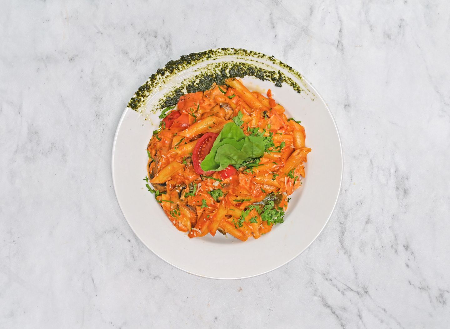 Pasta With Pink Sauce