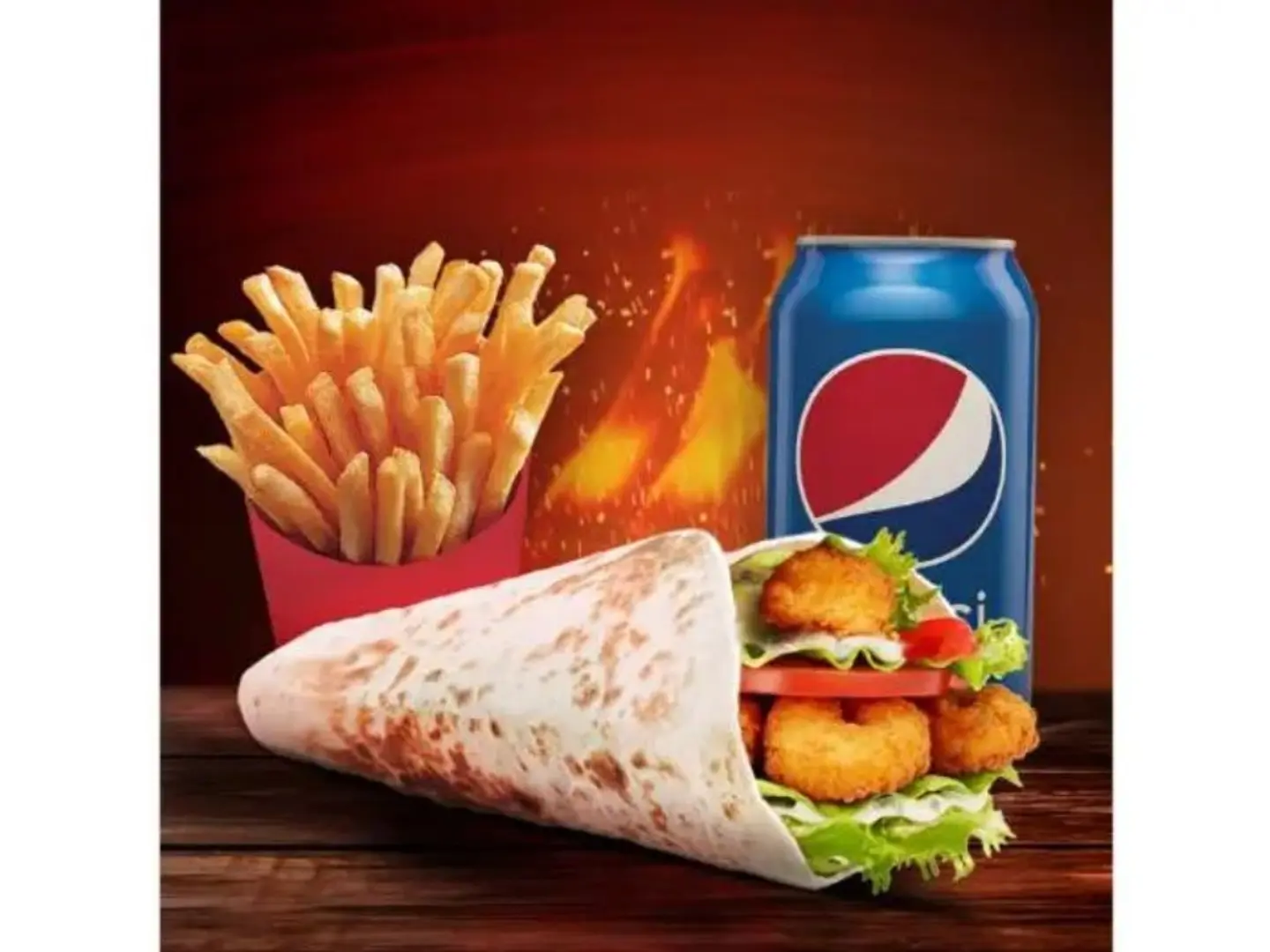 Shrimp Sandwich Meal