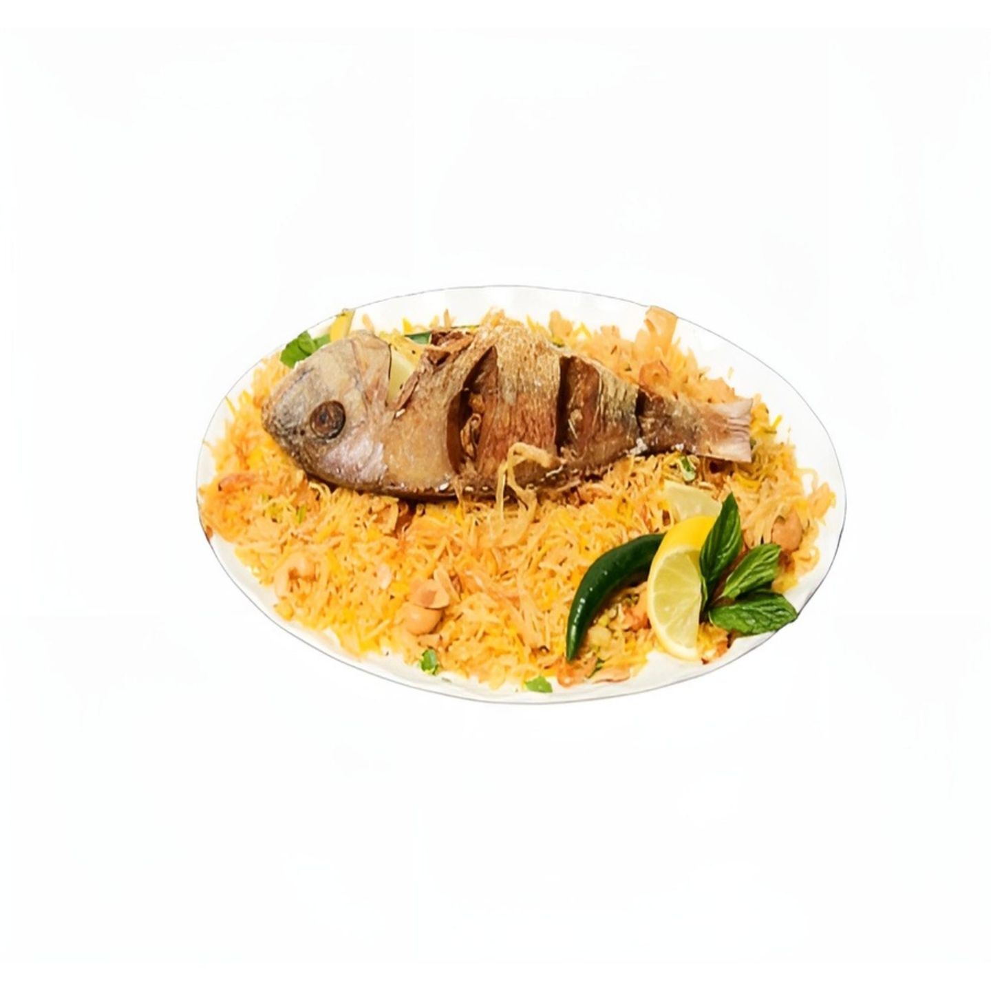 مطبق سمك مع الارز