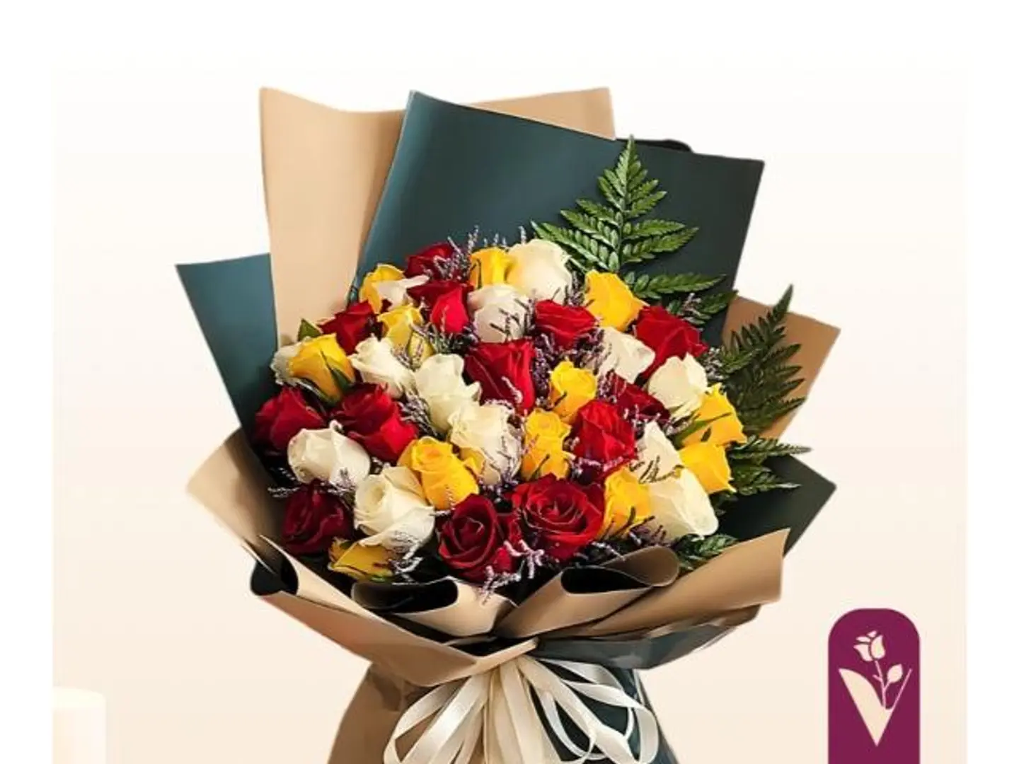 Red And Yellow Rose Bouquet