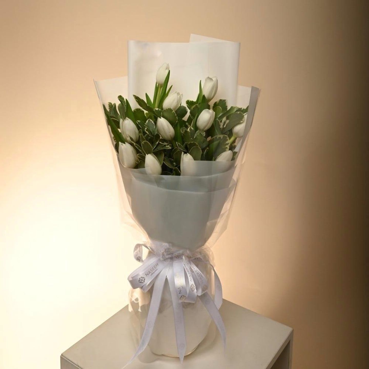 Bouquet Of White Purity Roses