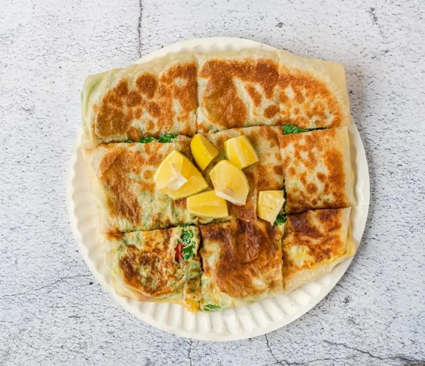 Labneh And Falafel Mutabbak
