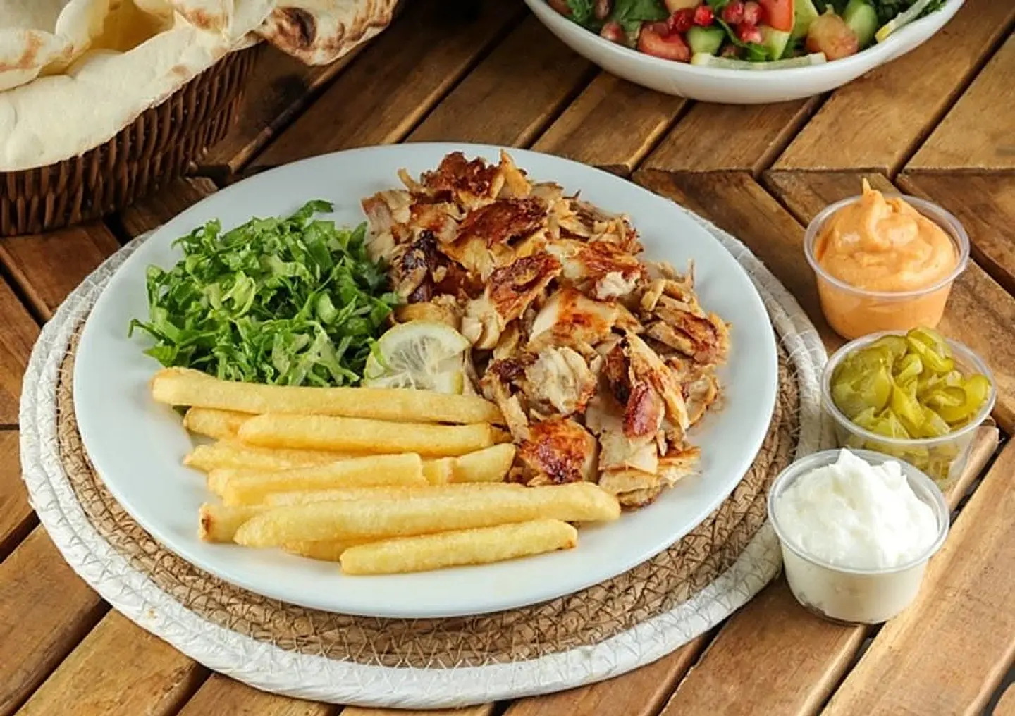 Farrt Chicken Shawarma Plate