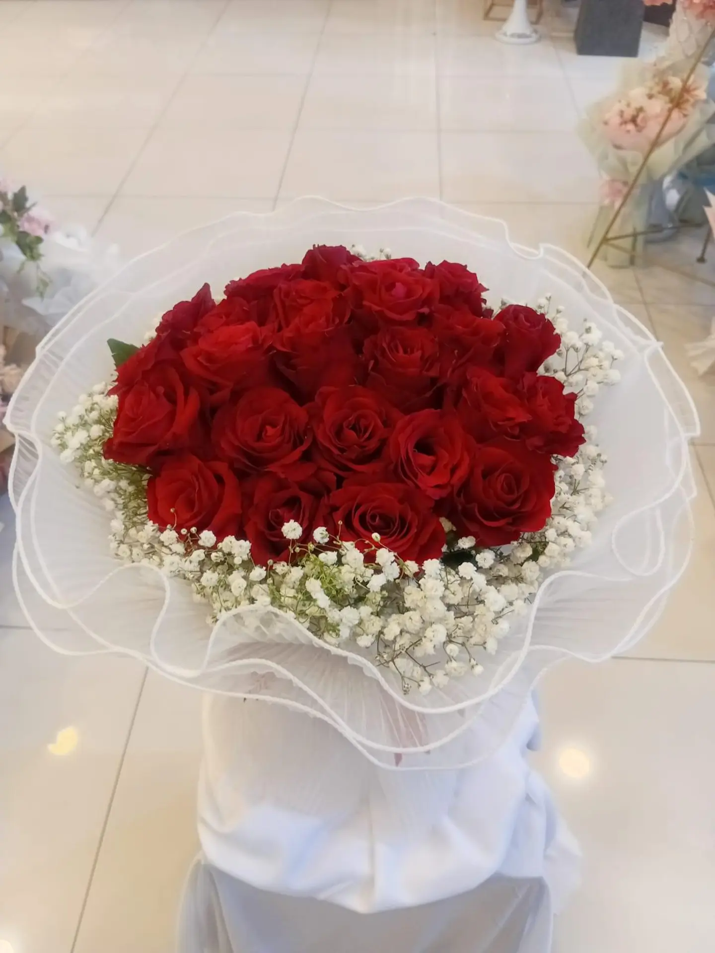 باقة قرمزية