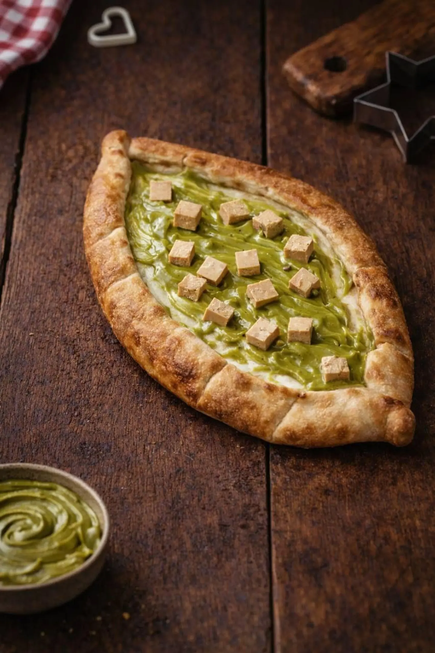 Manakeesh Pistachio With Halawa