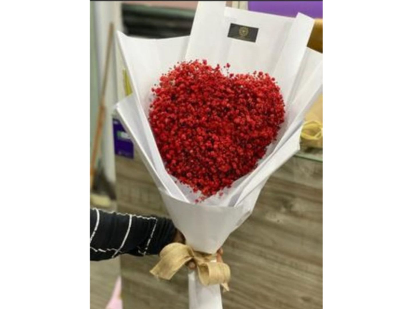 Heart Gypsum Bouquet
