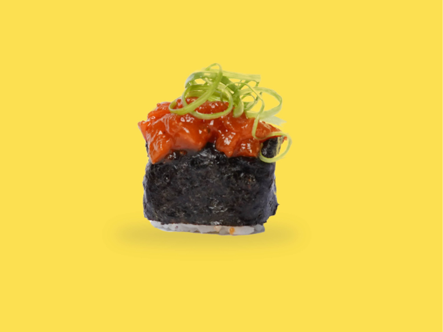 Spicy Salmon Gunkan (2pcs)