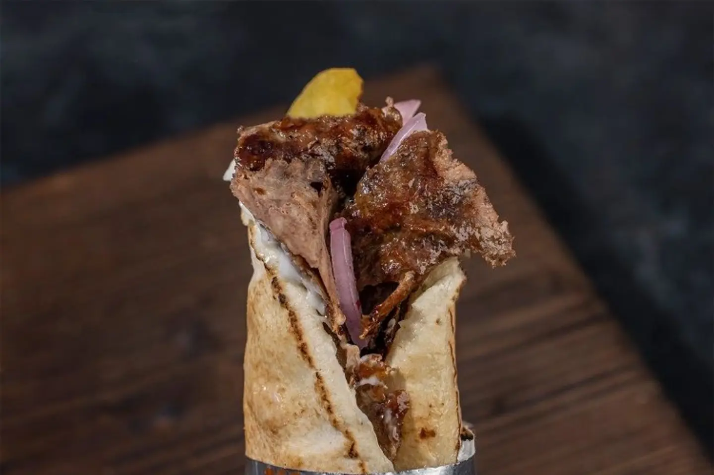 شاورما لحم صغير