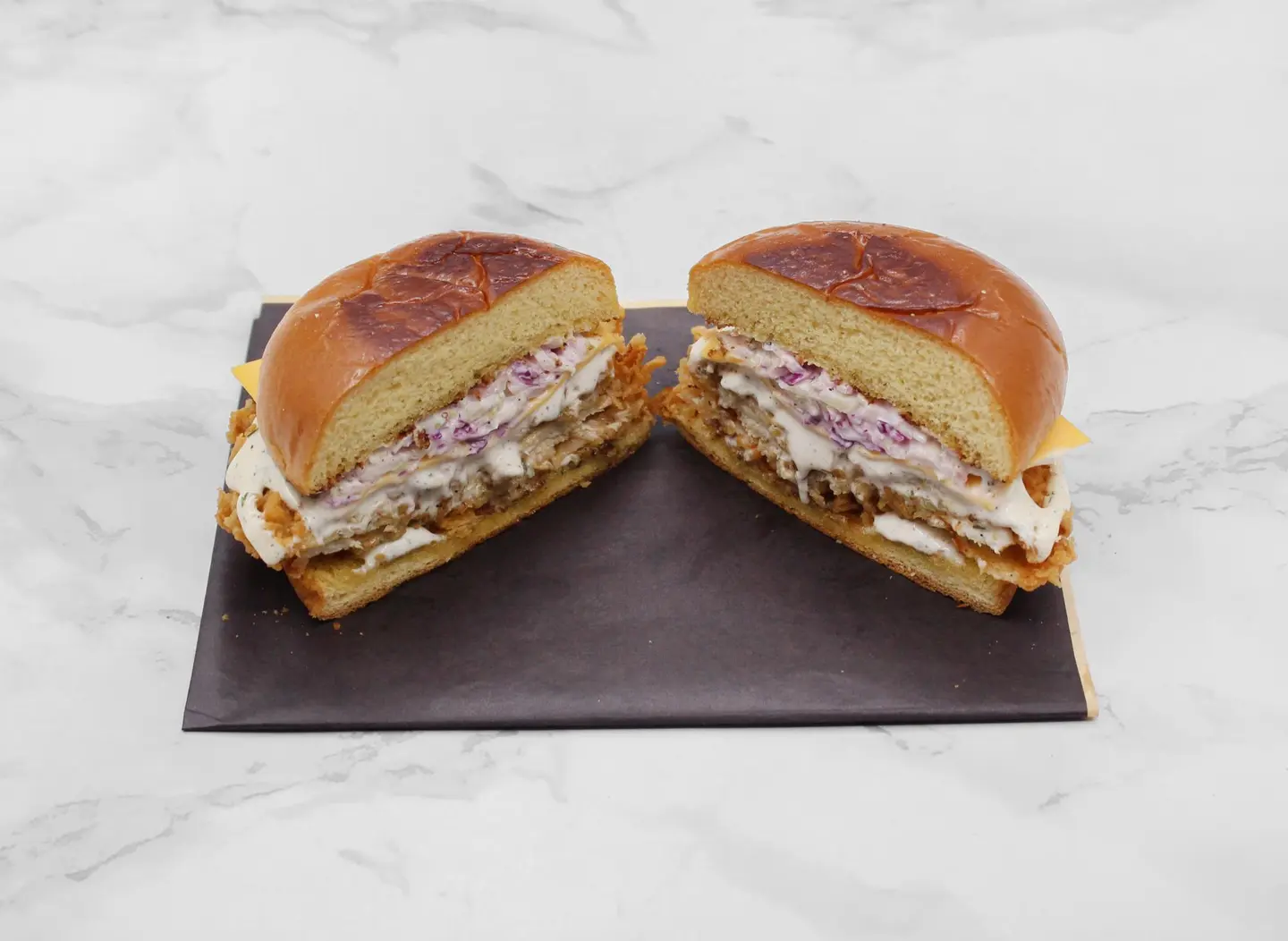 برجر دجاج بتر ميلك