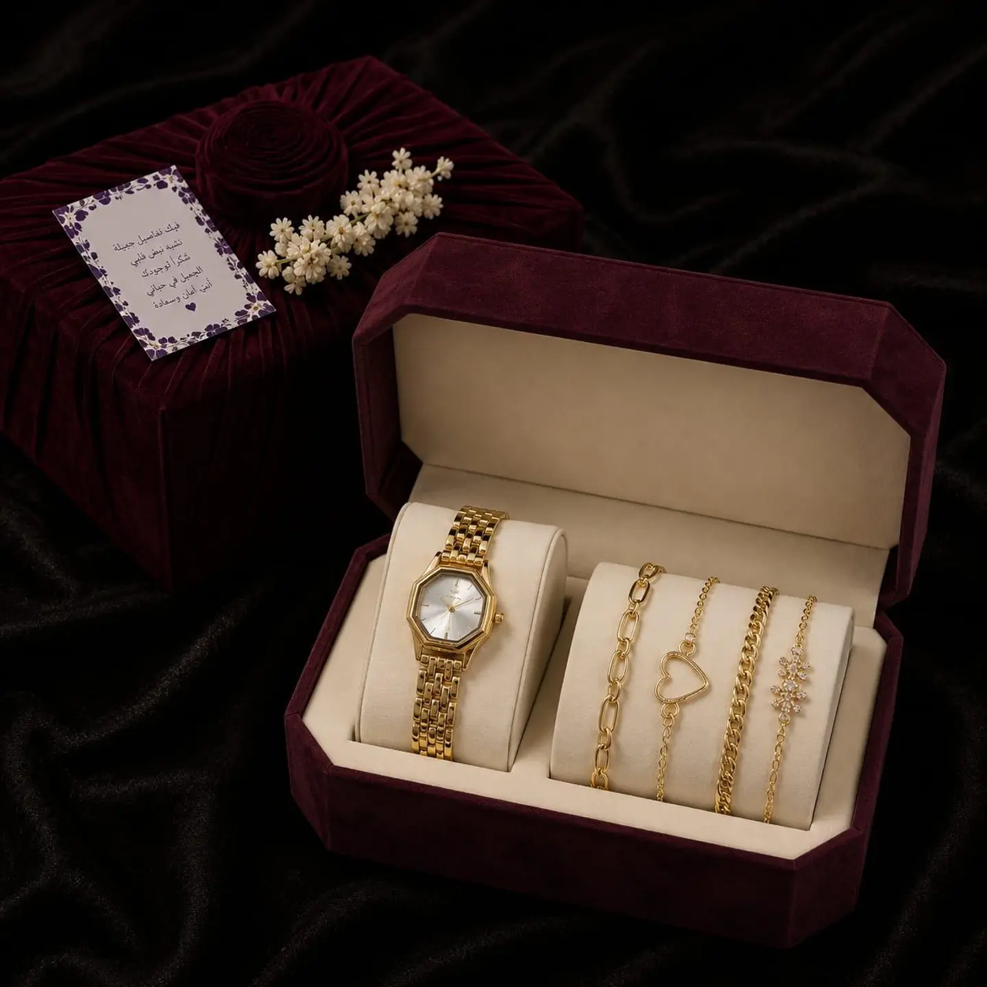 Women's Watch With A Bouquet Of Roses 19