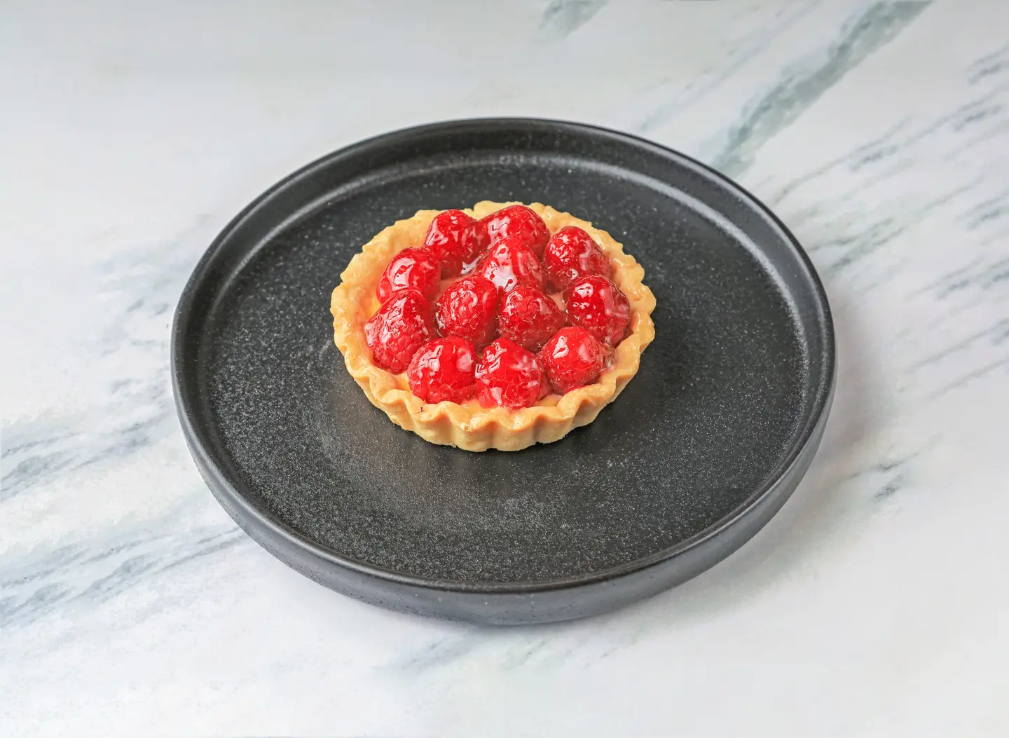 Raspberry Tart Cake Slice