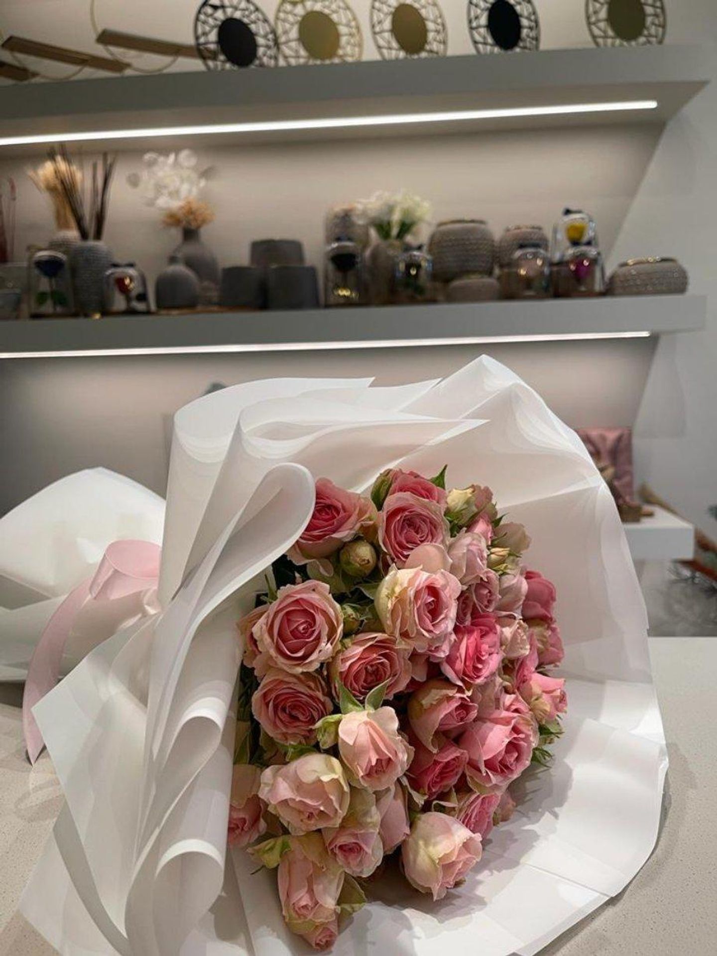 Pink Baby Roses Bouquet