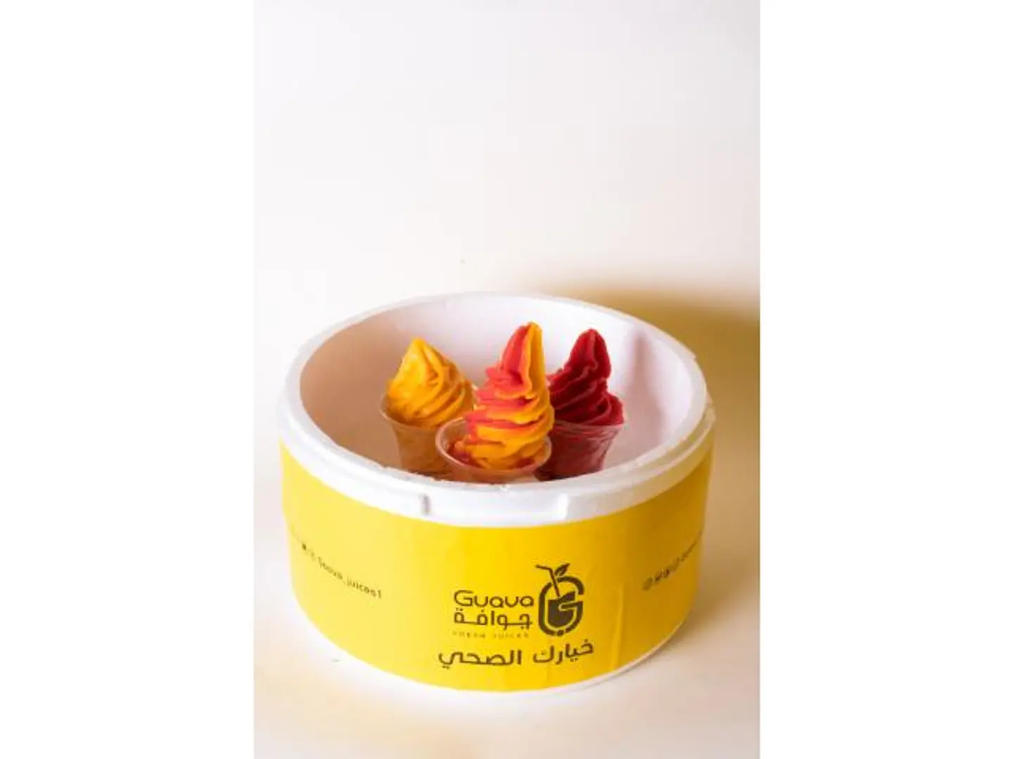 Mango And Vanilla Ice Cream Box